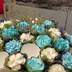 Gisele Retirement Cupcakes